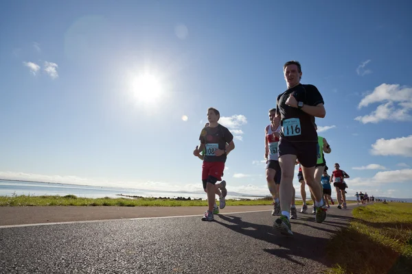 Biegaczy, maraton — Zdjęcie stockowe