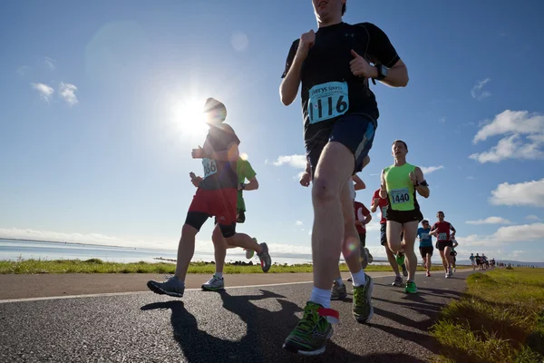 Biegaczy, maraton — Zdjęcie stockowe