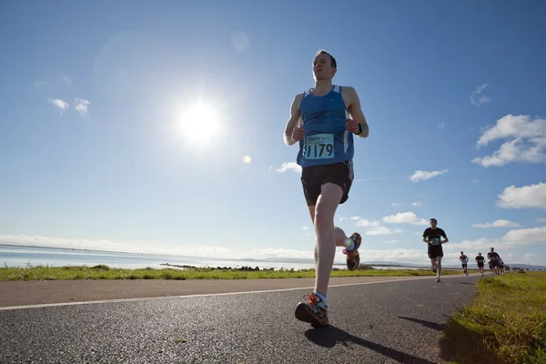 Corredores, maratona — Fotografia de Stock