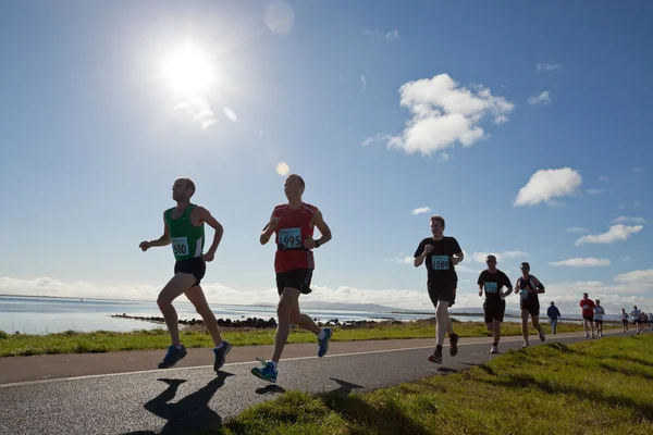 Corredores, maratona — Fotografia de Stock