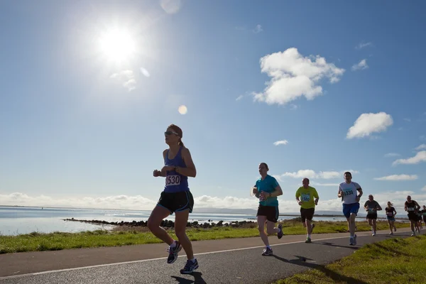 Corredores, maratona — Fotografia de Stock