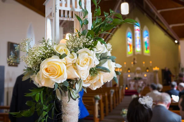 Wedding set up in Church. Ireland — Stock Photo, Image