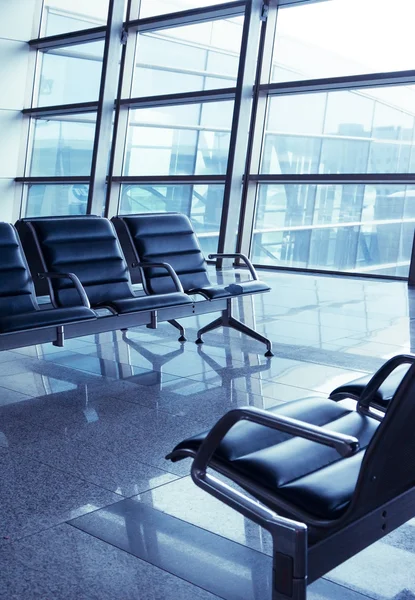 Assentos no aeroporto — Fotografia de Stock