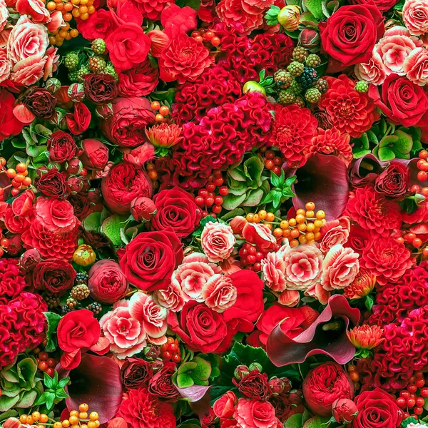 Fundo de flor sem costura — Fotografia de Stock