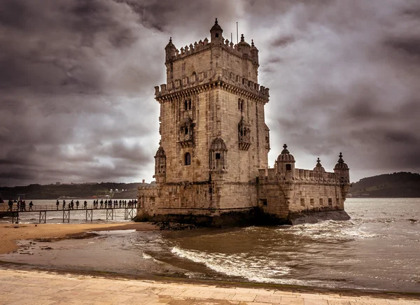 Tornet i Belém (torre de Belém) - Lissabon, portugal — Stockfoto