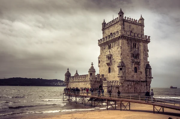 Tornet i Belém (torre de Belém) - Lissabon, portugal — Stockfoto