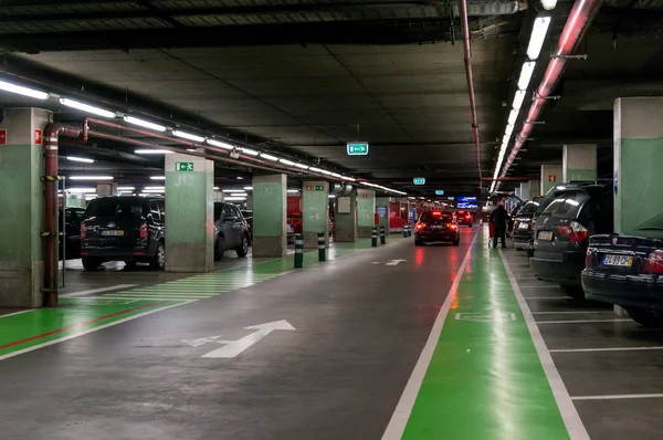 Underground car parking — Stock Photo, Image