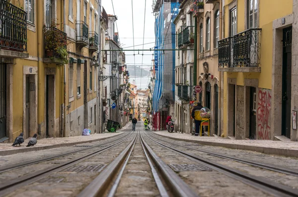 Strada a Lisbona, Portogallo — Foto Stock