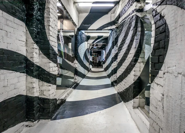 Lange spiraal corridor — Stockfoto