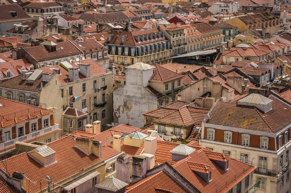 Vacker utsikt över gamla stan i Lissabon, portugal — Stockfoto