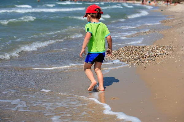 Çocuk deniz kenarı — Stok fotoğraf
