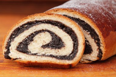 bir haşhaş ile taze rulo