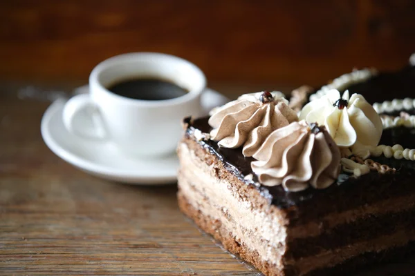 Torta al cioccolato e caffè — Foto Stock