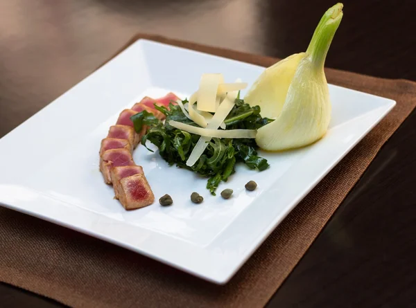 Finocchio e insalata verde — Foto Stock