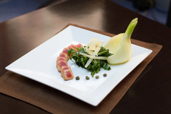 Finocchio e insalata verde — Foto Stock