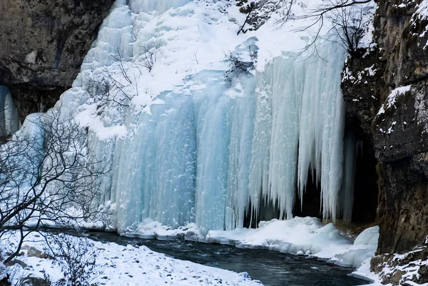 Chegem Waterfalls Majestic Spectacle Extraordinary Beauty Kabardino Balkaria Russia — Stock Photo, Image