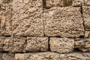 Olerdola 'nın Roma harabeleri. Barselona ili, Katalonya, İspanya