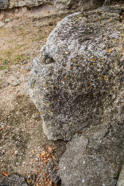 Ściany Rzymskich Ruin Olerdoli Barcelona Katalonia Hiszpania — Zdjęcie stockowe