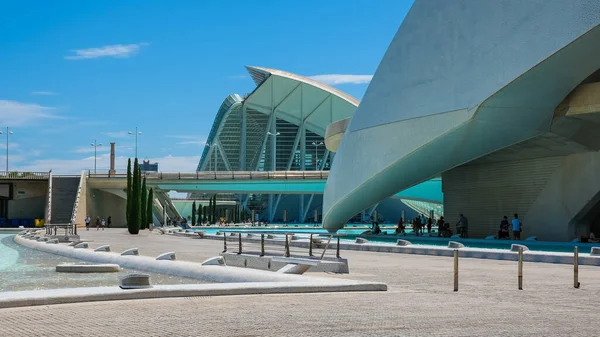 Valencia Spanje Augustus 2019 Moderne Architectuur Stad Van Kunst Wetenschappen — Stockfoto