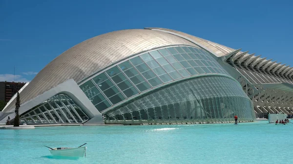 Valencia Spanien August 2019 Moderne Architektur Der Stadt Der Künste — Stockfoto