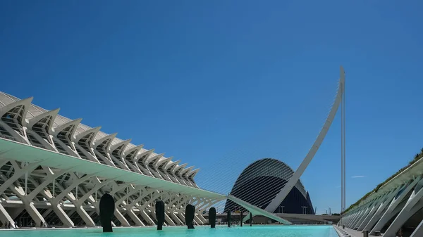 Valencia Spanien Augusti 2019 Modern Arkitektur Staden För Konst Och — Stockfoto