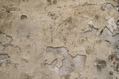 Eski püskü alçılı duvar, arka plan. Eski çatlak duvarın dokusu