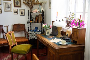 Gurzuf, Kırım - 30 Mayıs 2018: Rus yazar Anton Pavlovich Çehov Müzesi