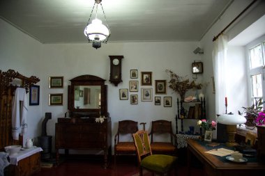 Gurzuf, Kırım - 30 Mayıs 2018: Rus yazar Anton Pavlovich Çehov Müzesi