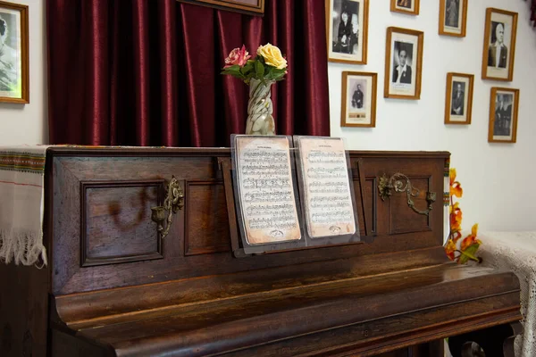 Gurzuf Krim Mei 2018 Piano Aantekeningen Het Huis Museum Van — Stockfoto