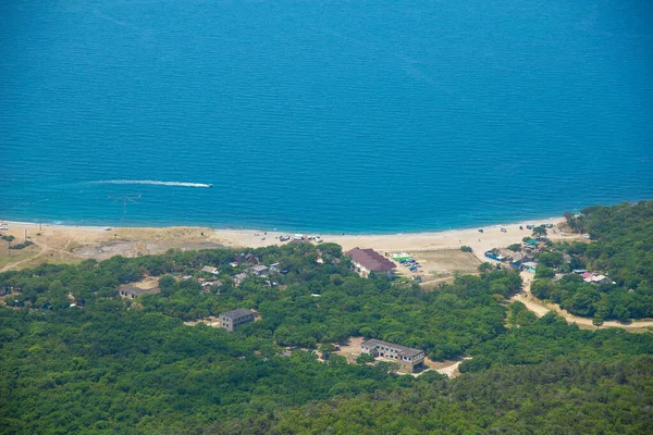 Aerial View Utrish Black Sea Sunny Summer Day Krasnodar Krai — Fotografia de Stock