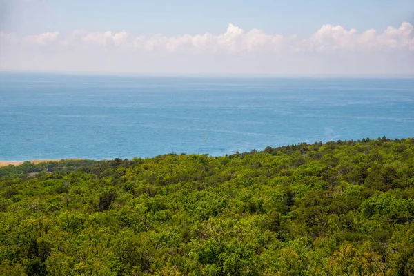 Aerial View Nature Reserve Mali Utrish Black Sea Sunny Summer — Stockfoto