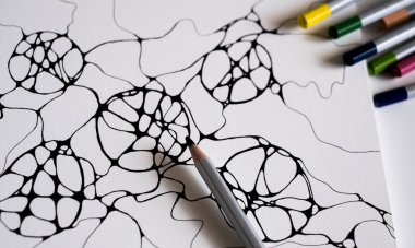 Neurographic art is an easy way to work with the subconscious mind through drawing. Neurographics as an art form is a new and is created by drawing circles and various shapes
