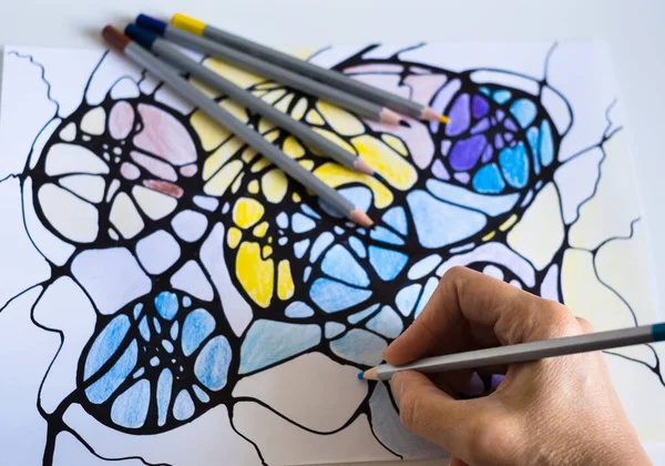 Neurographic art is an easy way to work with the subconscious mind through drawing. Neurographics as an art form is a new and is created by drawing circles and various shapes. Colorful neurography