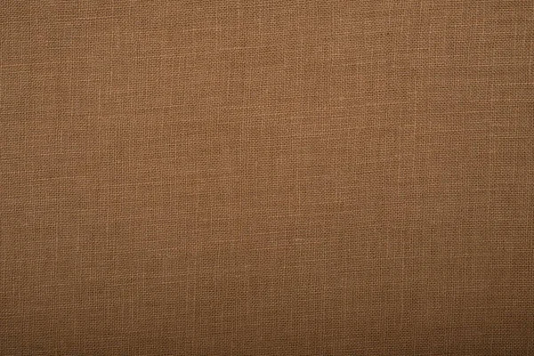 Natural linen fabric texture. Brown linen pattern texture background