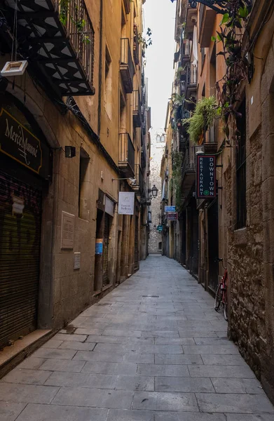 Барселона Испания Июня 2022 Года Старая Улица Города Барселона — стоковое фото