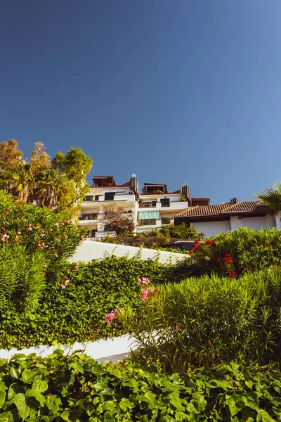 Vista Panorámica Sitges Balneario Español Vacaciones Verano Vacaciones Viajes Copiar — Foto de Stock