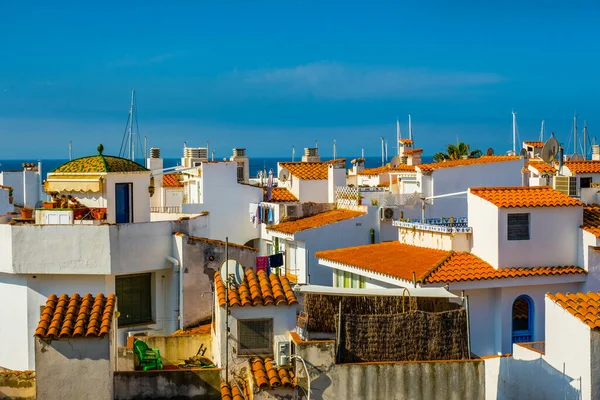 Kleine Badplaats Sitges Buitenwijken Van Barcelona Catalonië Spanje — Stockfoto