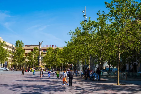 Vilafranca Del Penedes Spain April 2022 Street Market Historic Center — 스톡 사진