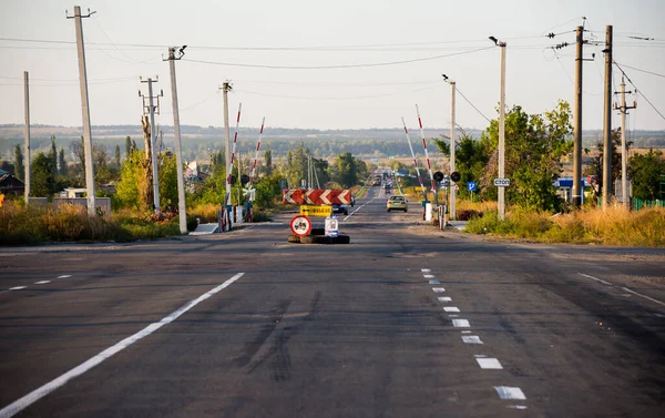 Sloviansk Región Donetsk Ucrania Septiembre 2015 Microdistrito Semyonovka Camino Kharkov — Foto de Stock