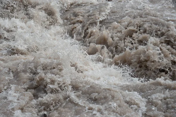 Бурная Горная Река Баксан Река Азау Горах Кавказа Баксан Берёт — стоковое фото