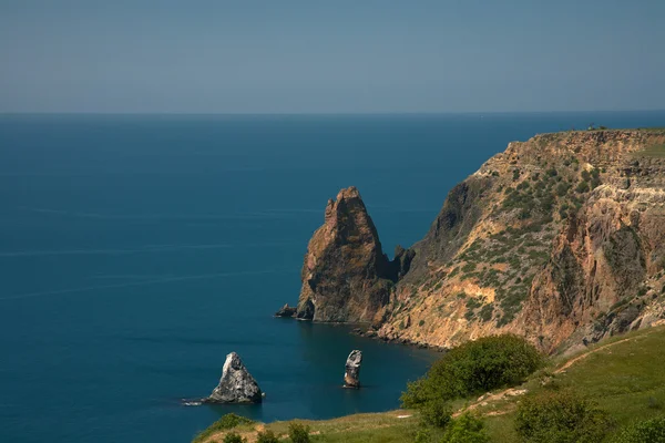 野生黑海海岸的 — 图库照片