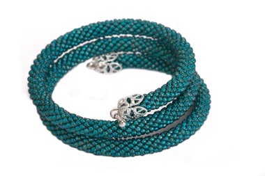 pulsera de abalorios hechos a mano