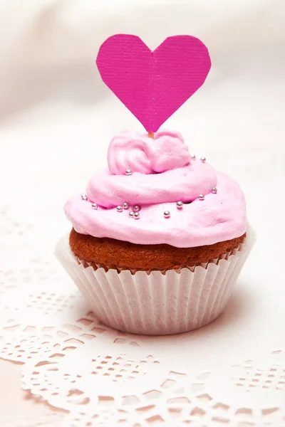 Valentine cupcake — Stock Photo, Image