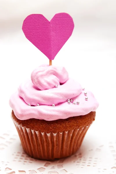 Valentine cupcake — Stock Photo, Image