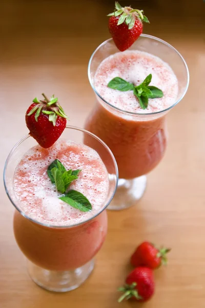 Aardbeiensmoothie — Stockfoto