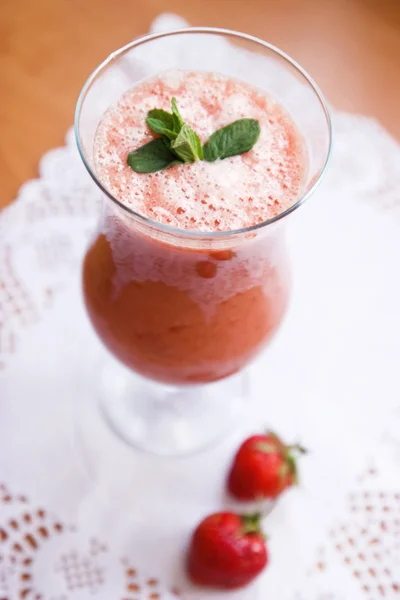 Batido de fresa — Foto de Stock