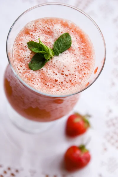 Batido de fresa — Foto de Stock