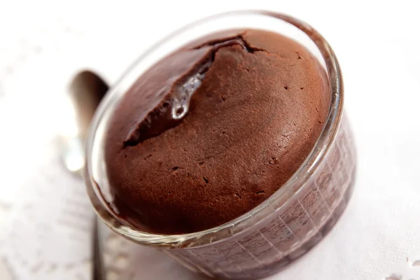 Chocolade fondant — Stockfoto