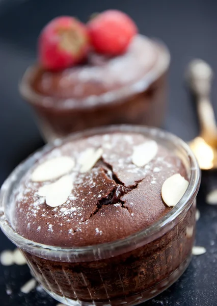 Choklad fondant — Stockfoto