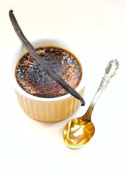 Creme-brulee dessert — Stock Photo, Image